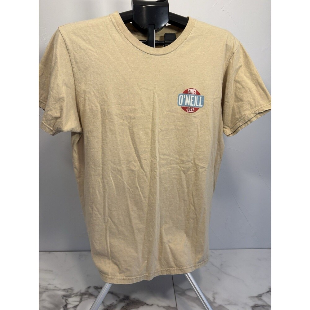 O'Neill Surfing Men's T-Shirt Crew Neck Tan/Brown Size Large